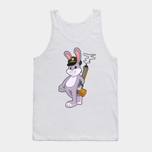 Rabbit as Police officer with Police hat Tank Top